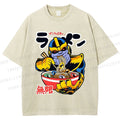 Unisex Infinite Ramen Printed Washed Tee