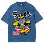 Unisex Infinite Ramen Printed Washed Tee