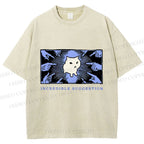 Unisex Incredible Suggestion Printed Washed Tee