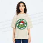 Unisex Grinchmas Blend Printed Washed Tee