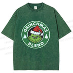 Unisex Grinchmas Blend Printed Washed Tee