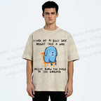 Unisex Kind Of A Silly Day Gog Printed Washed Tee