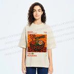 Unisex Yayoi Kusama Ramen Printed Washed Tee