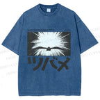Unisex Whispers Of The Sky Printed Washed Tee