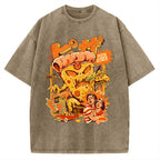 Pizza Attack Vintage Washed T-shirt