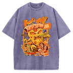 Pizza Attack Vintage Washed T-shirt