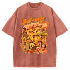 Pizza Attack Vintage Washed T-shirt