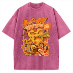 Pizza Attack Vintage Washed T-shirt