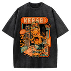 Kebab Attack Vintage Washed T-shirt
