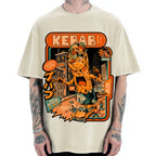Kebab Attack Vintage Washed T-shirt