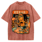 Kebab Attack Vintage Washed T-shirt