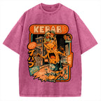Kebab Attack Vintage Washed T-shirt