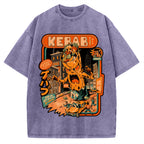 Kebab Attack Vintage Washed T-shirt