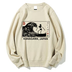 Skeleton Surfing Cotton Sweatshirt