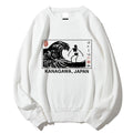 Skeleton Surfing Cotton Sweatshirt