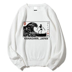 Skeleton Surfing Cotton Sweatshirt