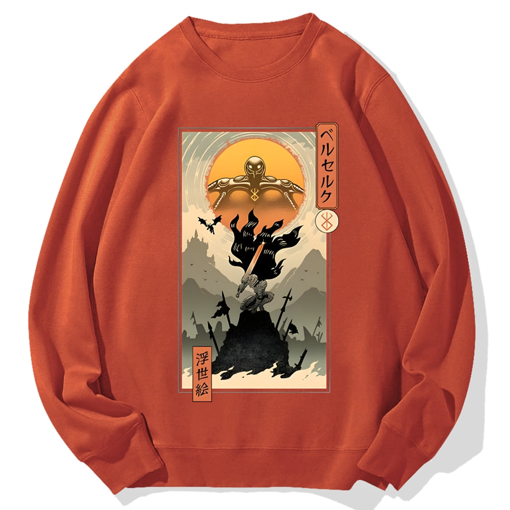 Berserk Ukiyo-e Cotton Sweatshirt
