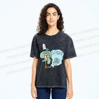 Unisex Squidward Tentacles Loser Printed Washed Tee