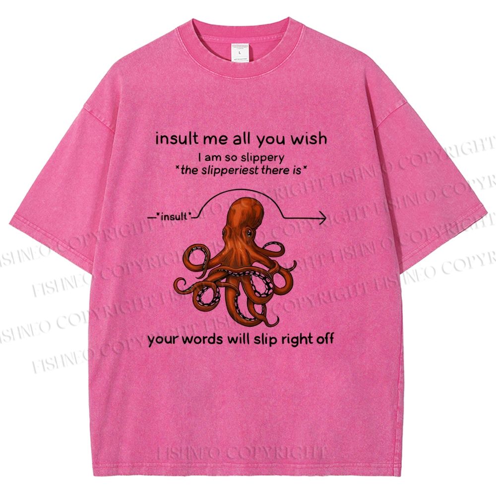 Unisex Avoiding Verbal Attacks Printed Washed Tee