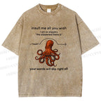 Unisex Avoiding Verbal Attacks Printed Washed Tee