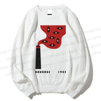 Unisex Bauhaus Art Eyes Printed Sweatshirt