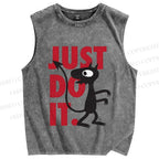 Unisex Just Do It Luci Printed Washed Tank Top
