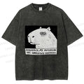 Unisex Power Has Completely Disappeared Printed Washed Tee