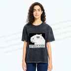 Unisex Power Has Completely Disappeared Printed Washed Tee