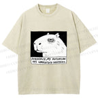 Unisex Power Has Completely Disappeared Printed Washed Tee