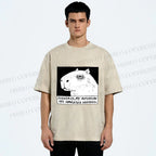 Unisex Power Has Completely Disappeared Printed Washed Tee