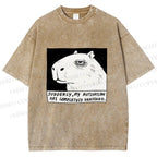 Unisex Power Has Completely Disappeared Printed Washed Tee