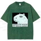 Unisex Power Has Completely Disappeared Printed Washed Tee