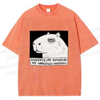 Unisex Power Has Completely Disappeared Printed Washed Tee
