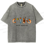 Unisex Shrimp Orchestra Printed Washed Tee