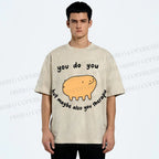 Unisex You Do You Pig Printed Washed Tee