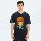 Unisex You've Got Me Yoshitomo Nara Printed Washed Tee