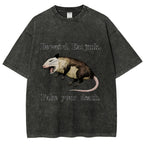 Possum Playing Dead Washed T-Shirt