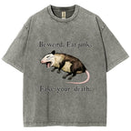 Possum Playing Dead Washed T-Shirt