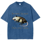 Possum Playing Dead Washed T-Shirt