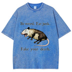 Possum Playing Dead Washed T-Shirt