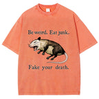 Possum Playing Dead Washed T-Shirt