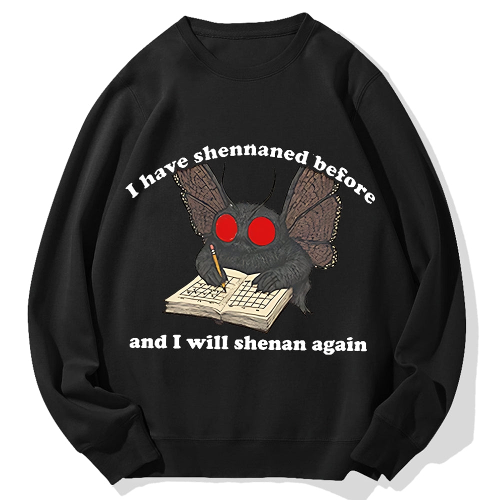 Mothman Shenanigan Cotton Sweatshirt