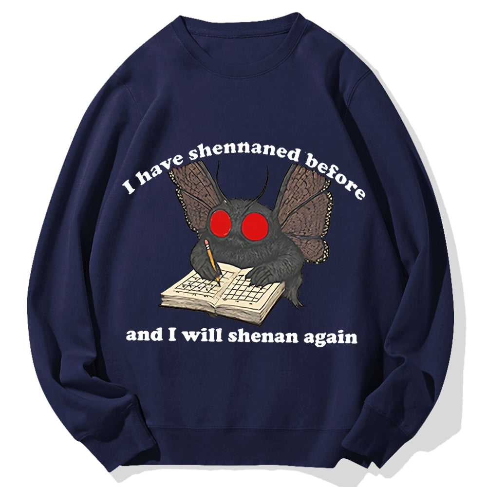 Mothman Shenanigan Cotton Sweatshirt