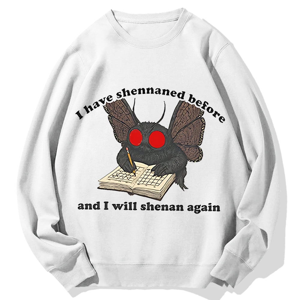 Mothman Shenanigan Cotton Sweatshirt