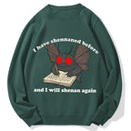 Mothman Shenanigan Cotton Sweatshirt