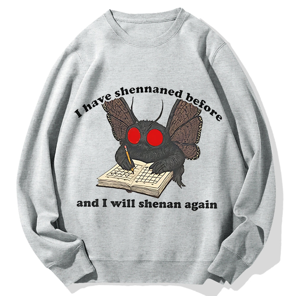 Mothman Shenanigan Cotton Sweatshirt