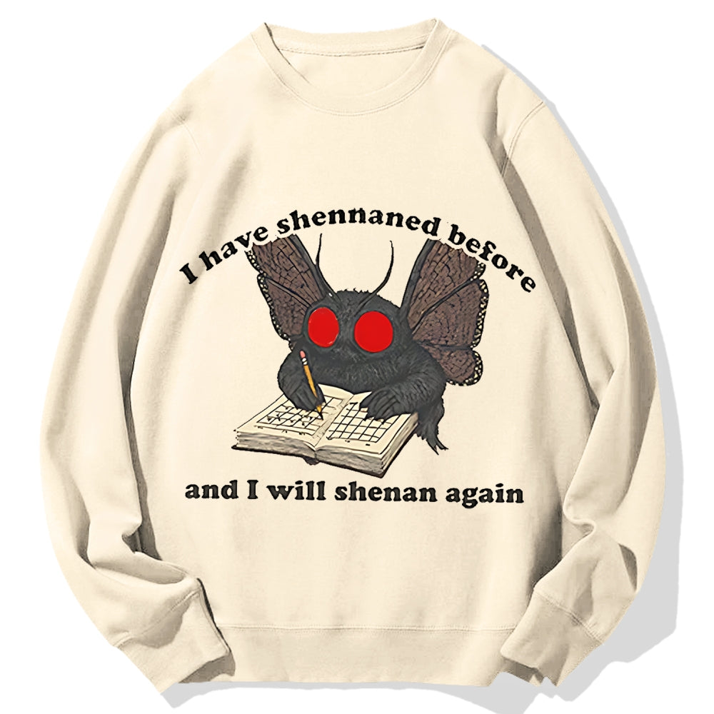 Mothman Shenanigan Cotton Sweatshirt