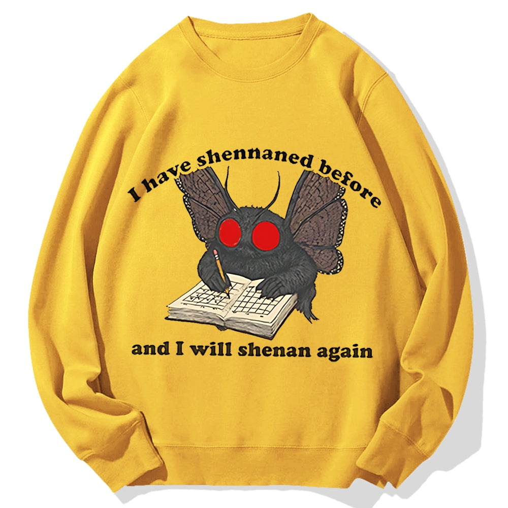 Mothman Shenanigan Cotton Sweatshirt