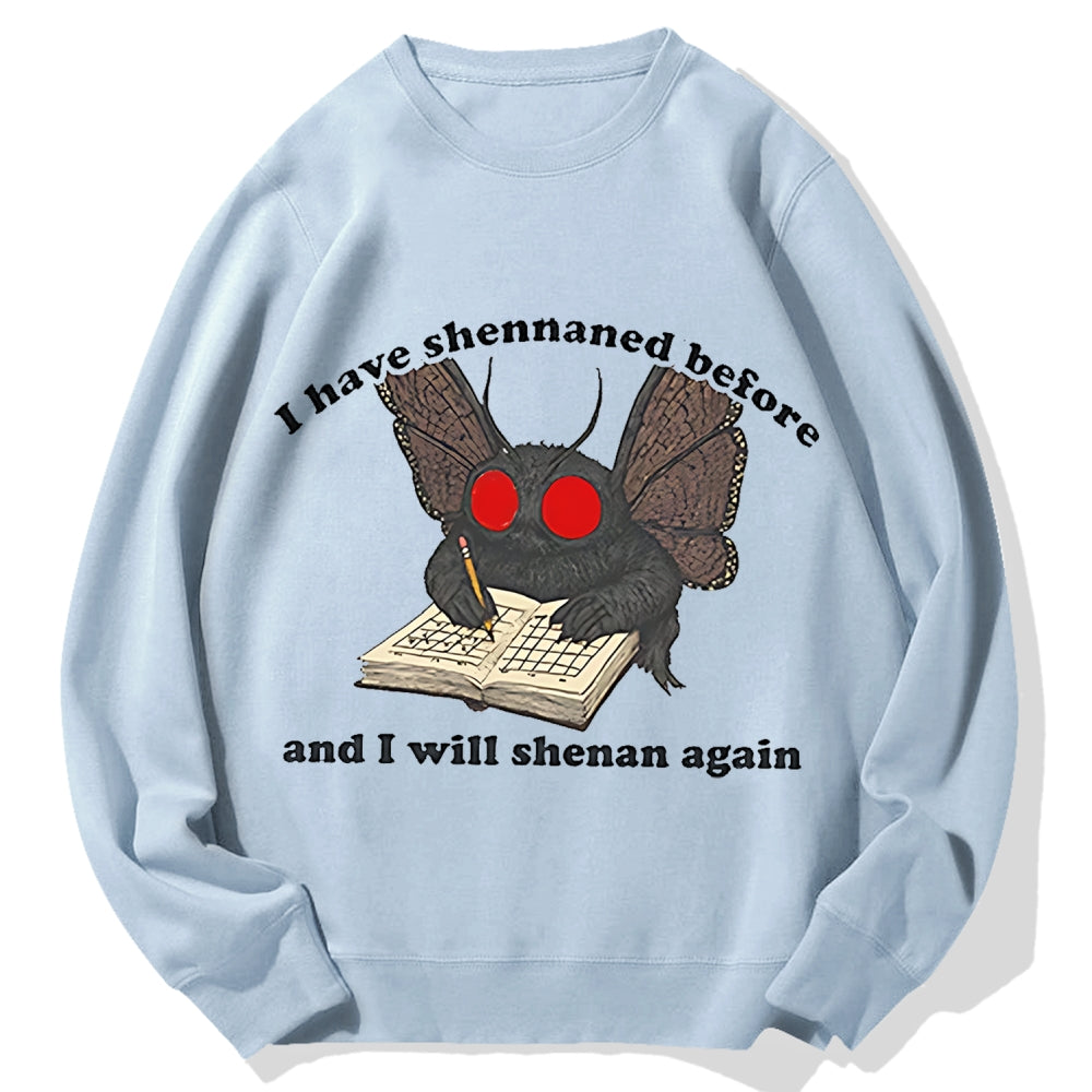 Mothman Shenanigan Cotton Sweatshirt