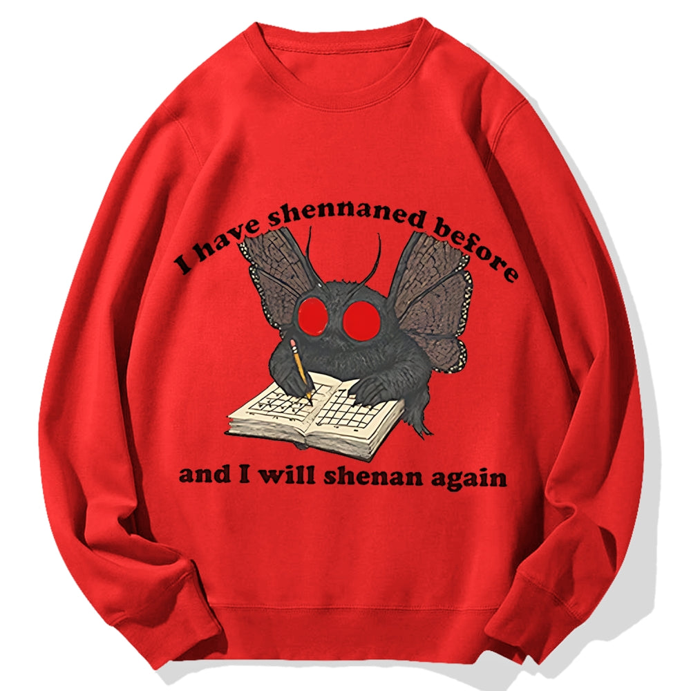 Mothman Shenanigan Cotton Sweatshirt